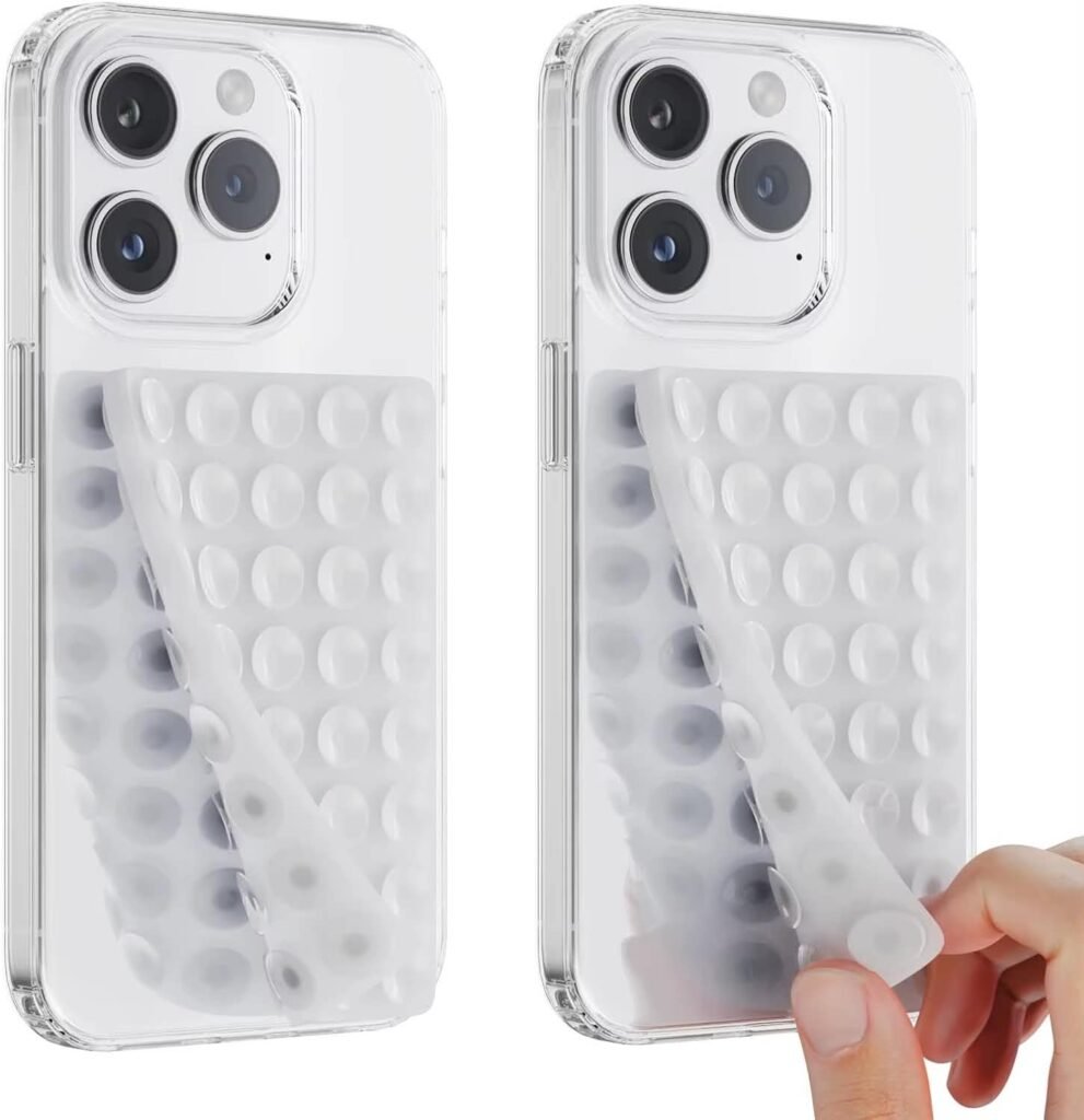 Silicone Suction Phone Case Mount / Grip-ka Taleefanka
