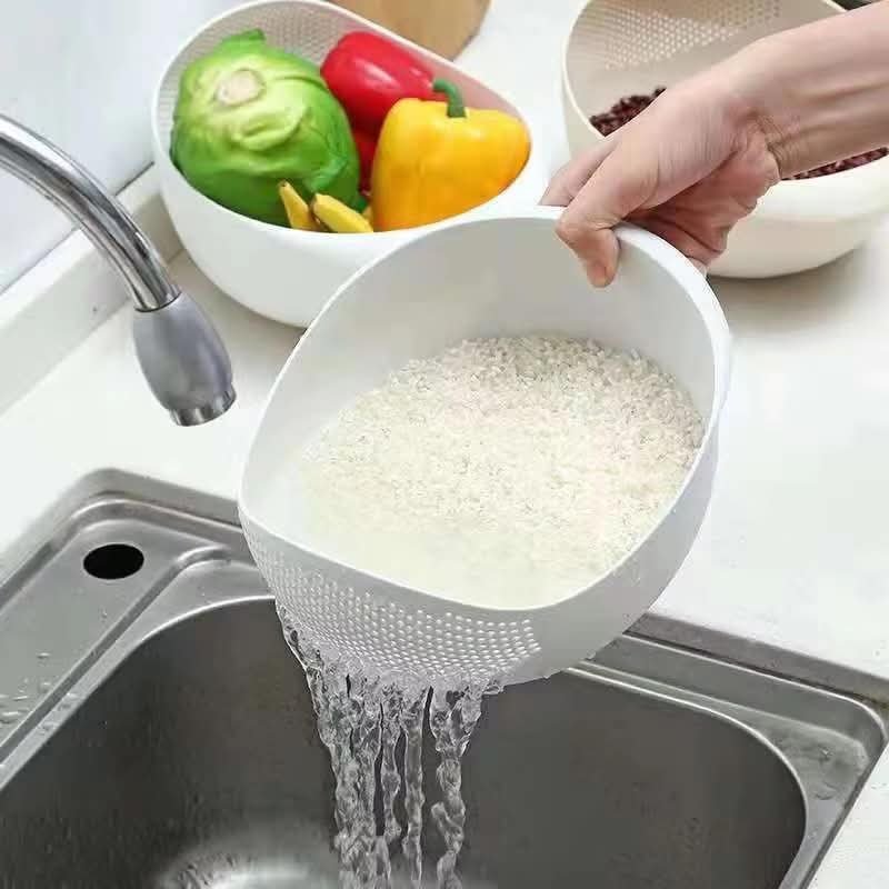 Baquli Labo-shaba qood Casri ah (Rice Washer & Vegetable Drainer