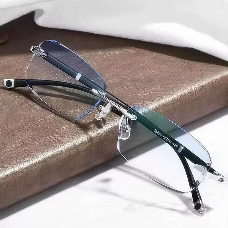 Okiyaalo Raga oo Casri ah (Rimless Luxury Business Eyeglasses) - Image 5