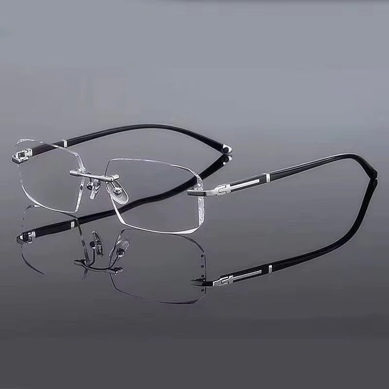 Okiyaalo Raga oo Casri ah (Rimless Luxury Business Eyeglasses) - Image 2