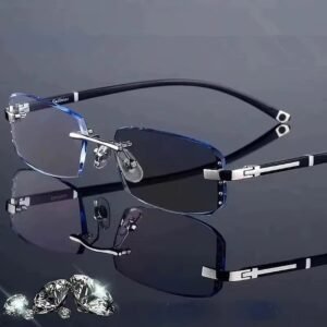 Okiyaalo Raga oo Casri ah (Rimless Luxury Business Eyeglasses)