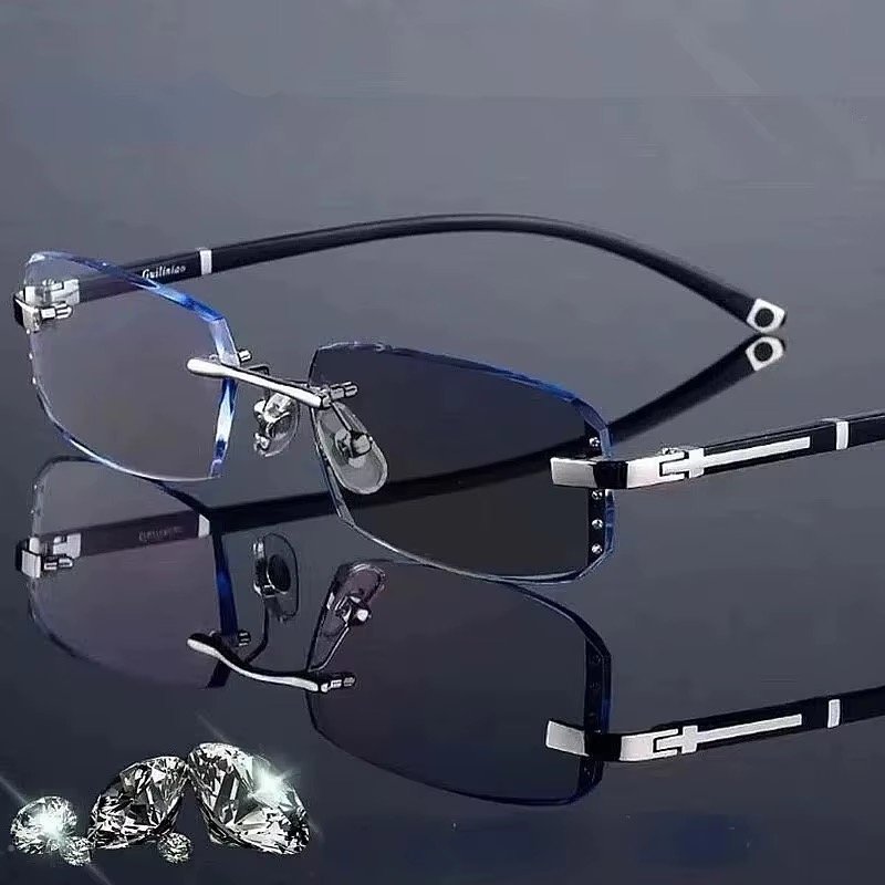 Okiyaalo Raga oo Casri ah (Rimless Luxury Business Eyeglasses)